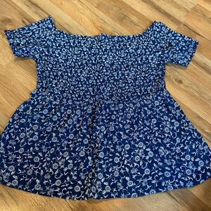 Women’s Old Navy Off The Shoulder Short Sleeve Shirt